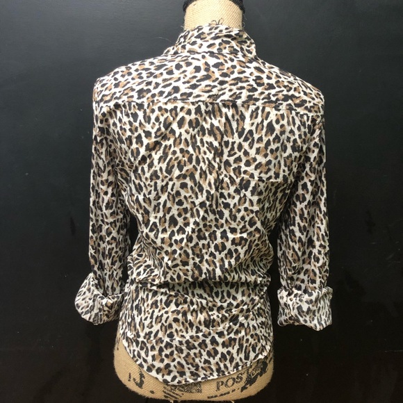 —-SOLD ——J.Crew Factory Leopard print - Picture 3 of 5